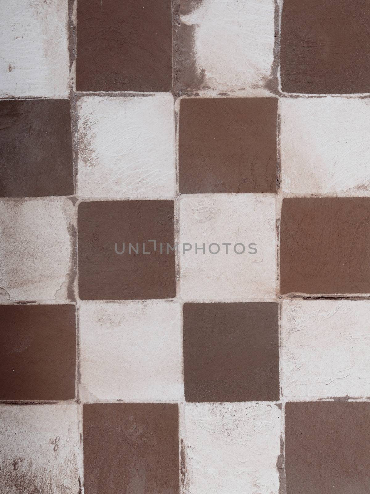detail of a tiles floor