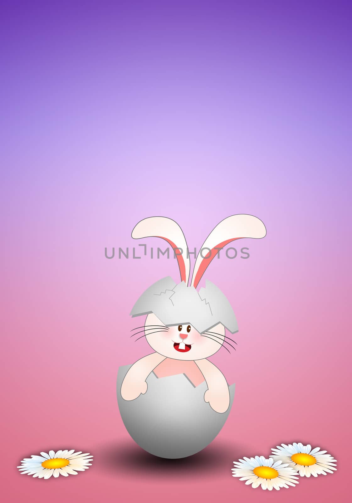 Bunny in egg by sognolucido