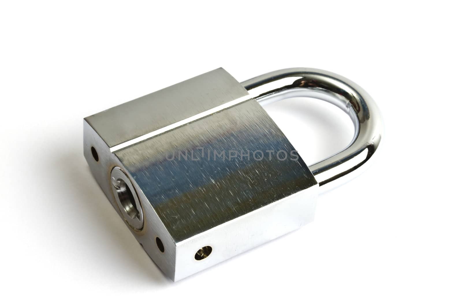 Padlock isolated on white background