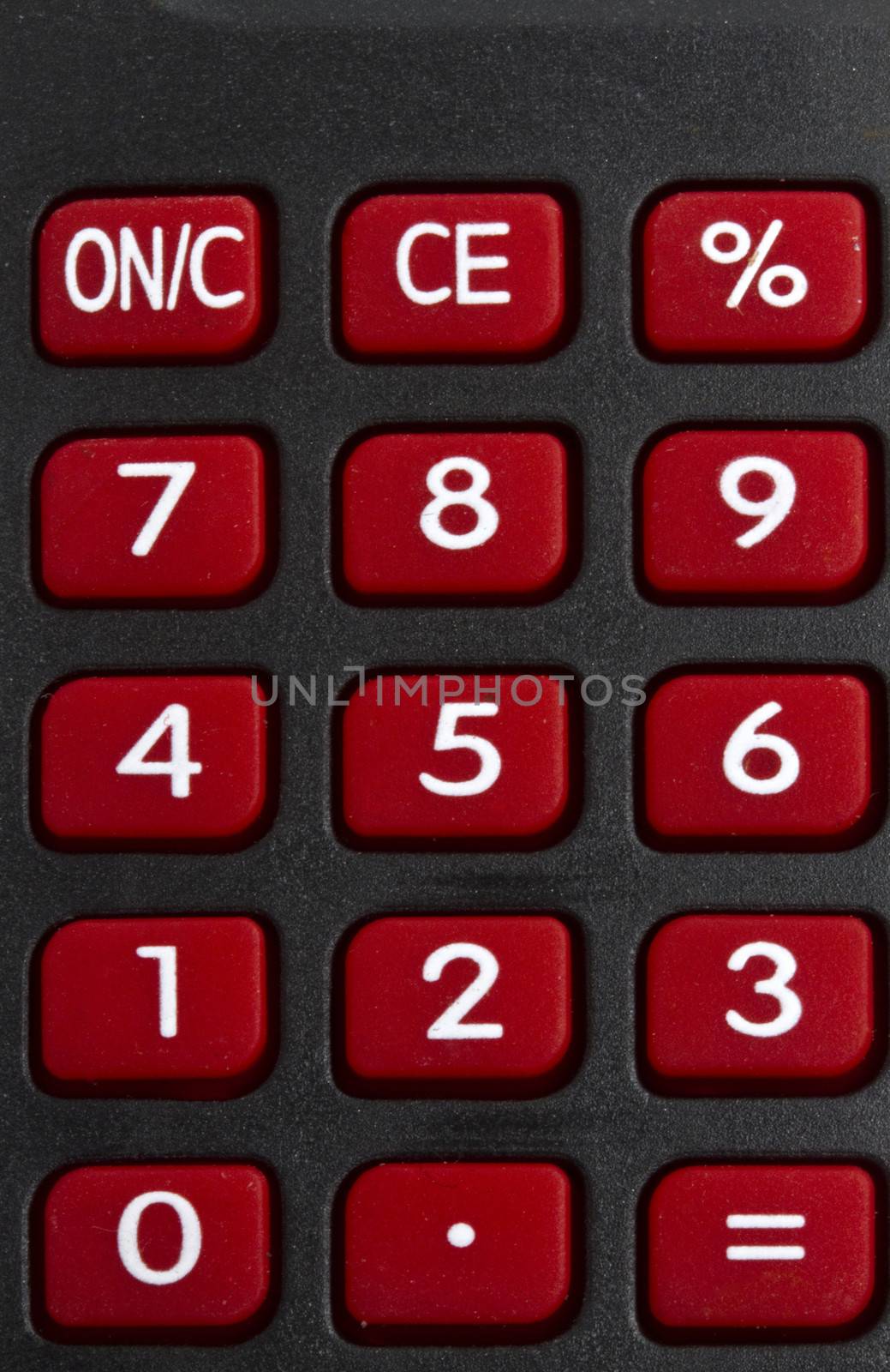 Background of red Calculator