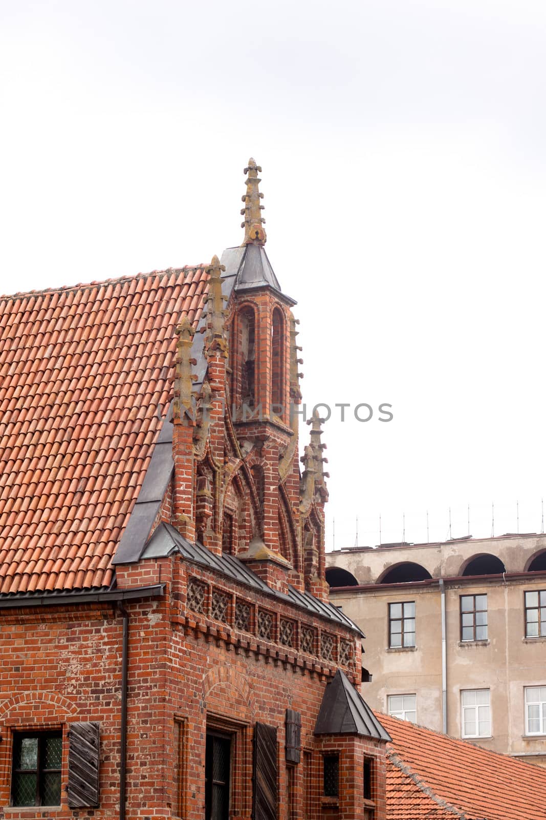 Old building in Kaunas in Lithuania
