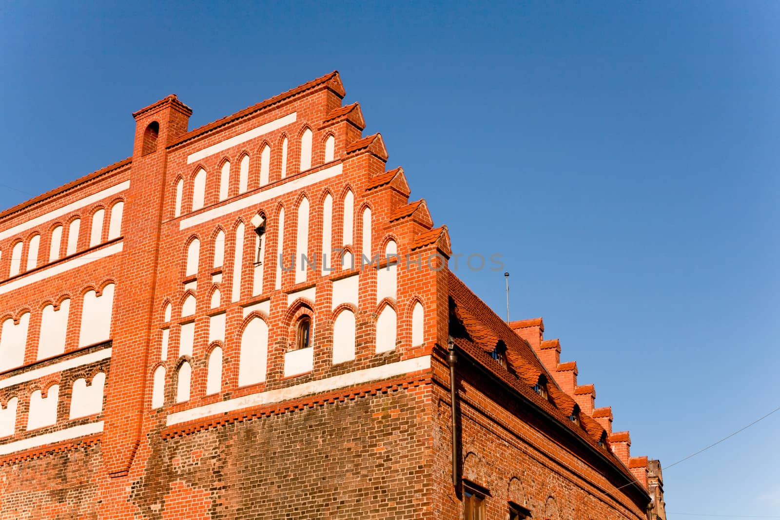 Old building in Kaunas in Litthuania
