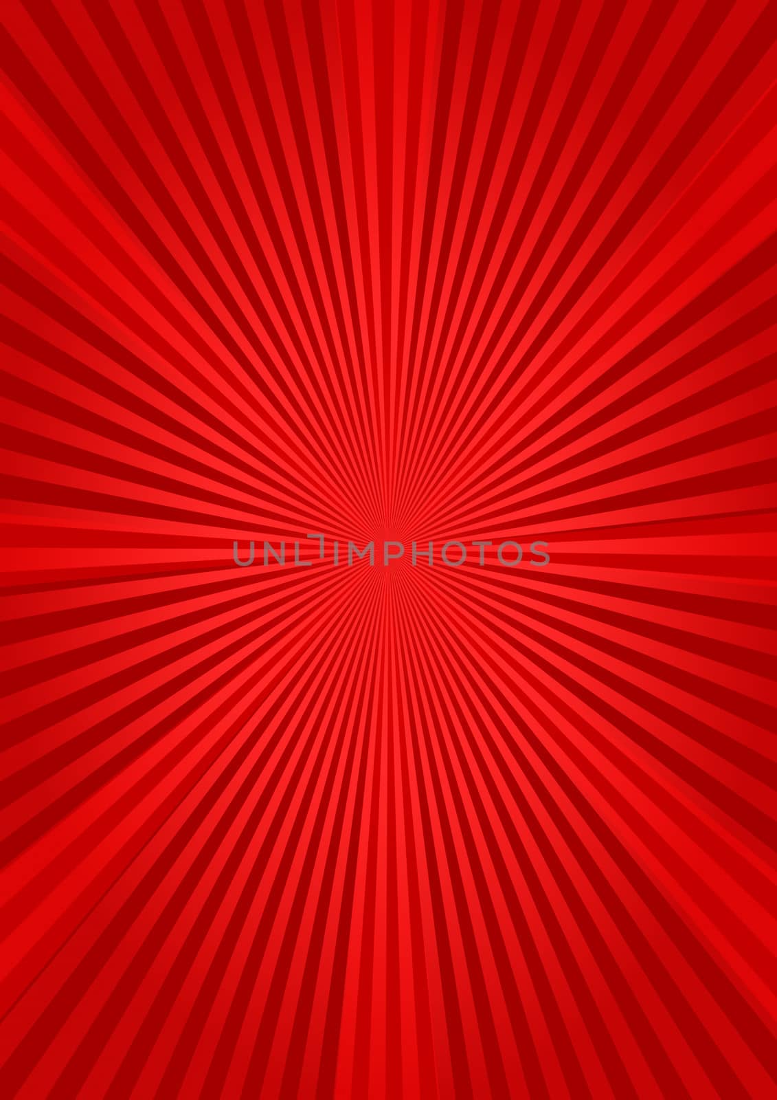 Abstract red bright striped background with sunburst