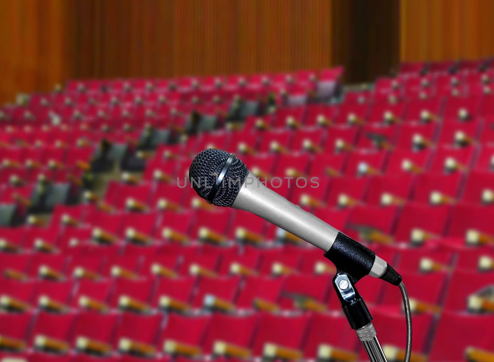 Microphone in  Lecture Hall by razihusin
