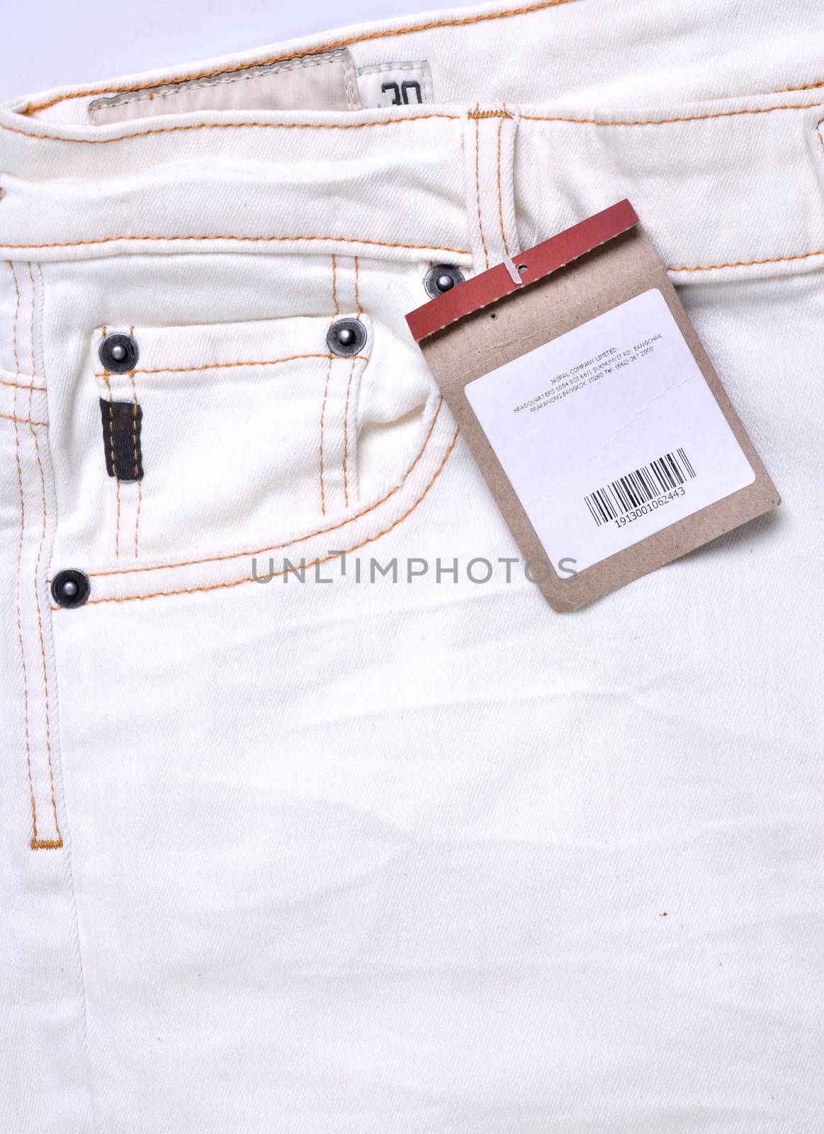 new trouser with price tag