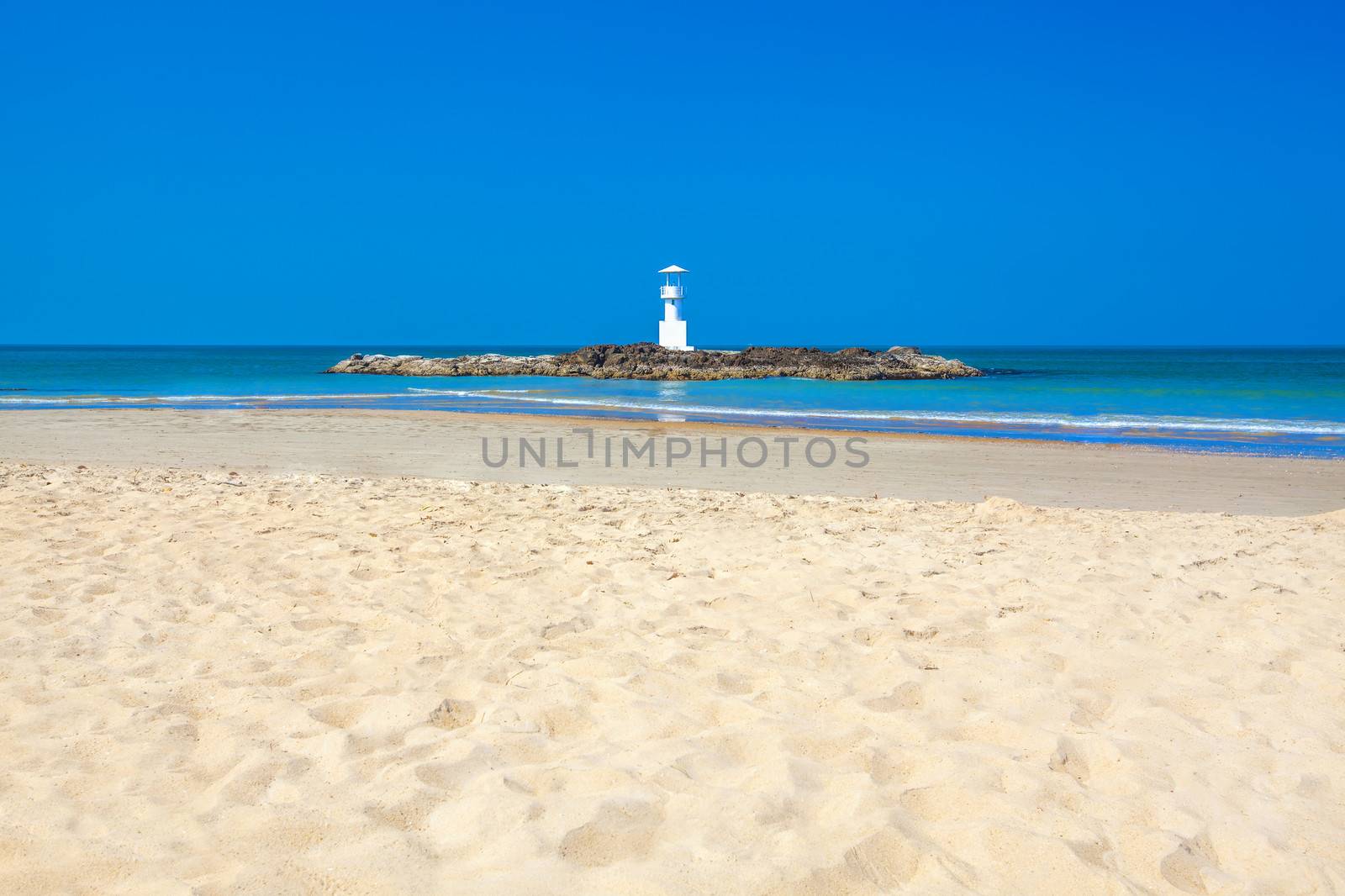 Crystal clear waters and white beach in Khao Lak,Thailand