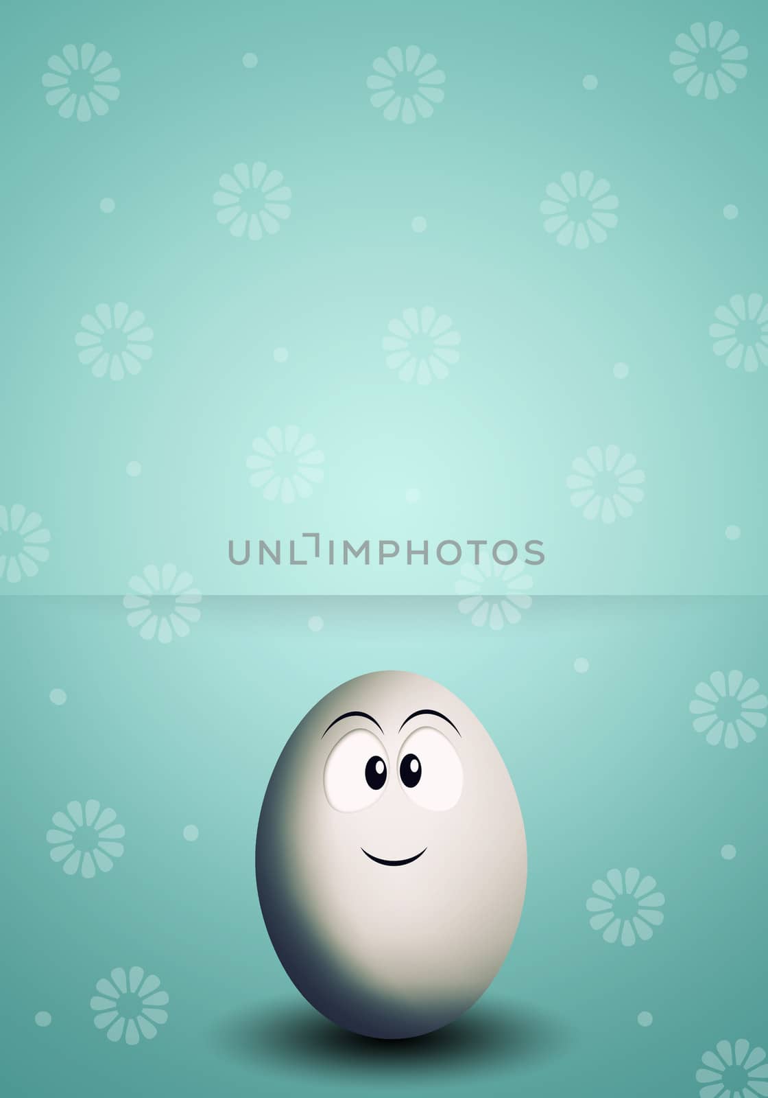 Funny egg background by sognolucido