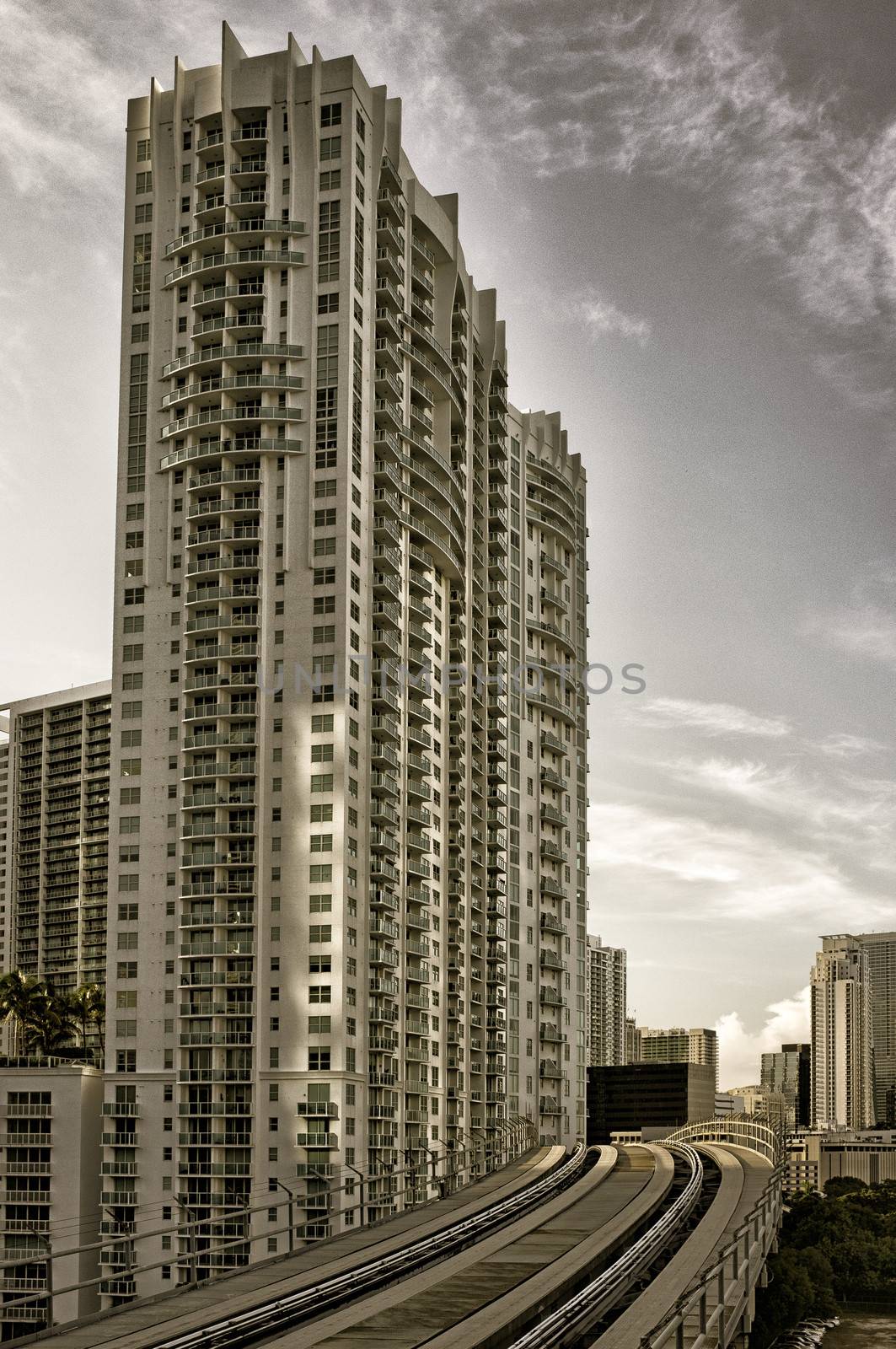 Skyscrapers in a city, Downtown Miami, Miami, Florida, USA