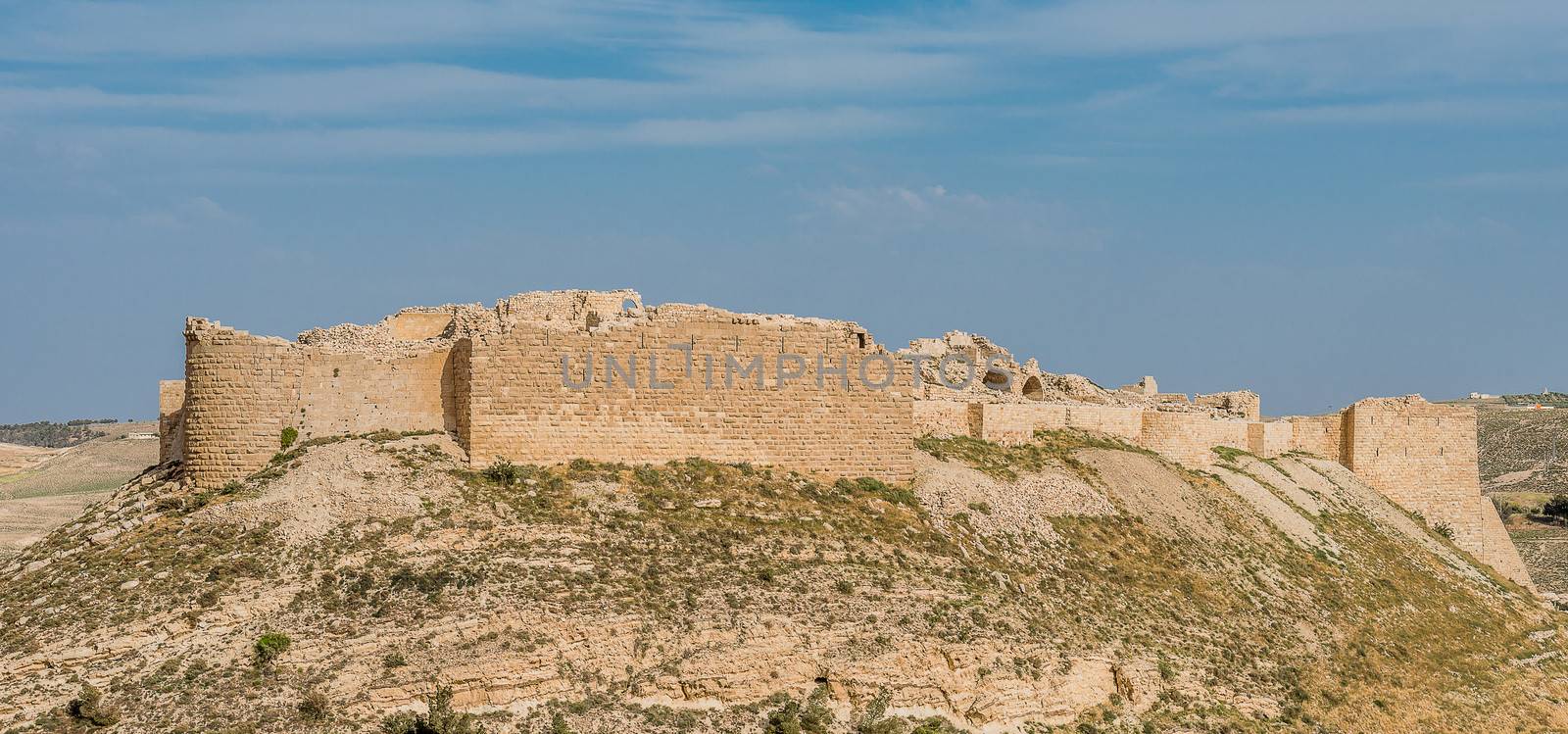 shobak crusader castle fortress Jordan  by PIXSTILL