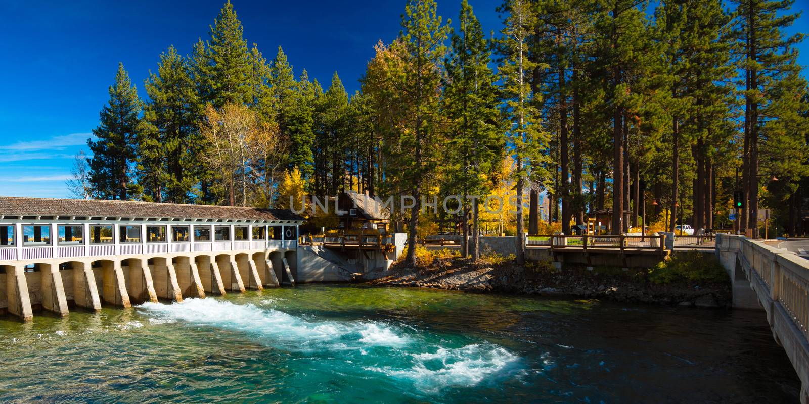 Lake Tahoe Dam by CelsoDiniz