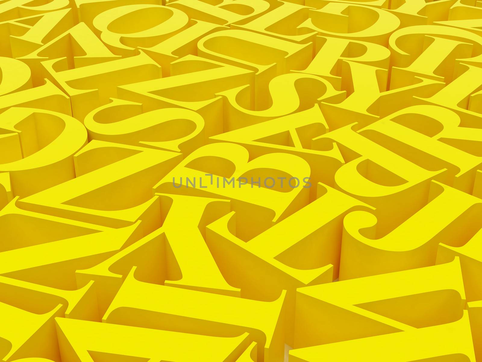 Background of alphabets by rook