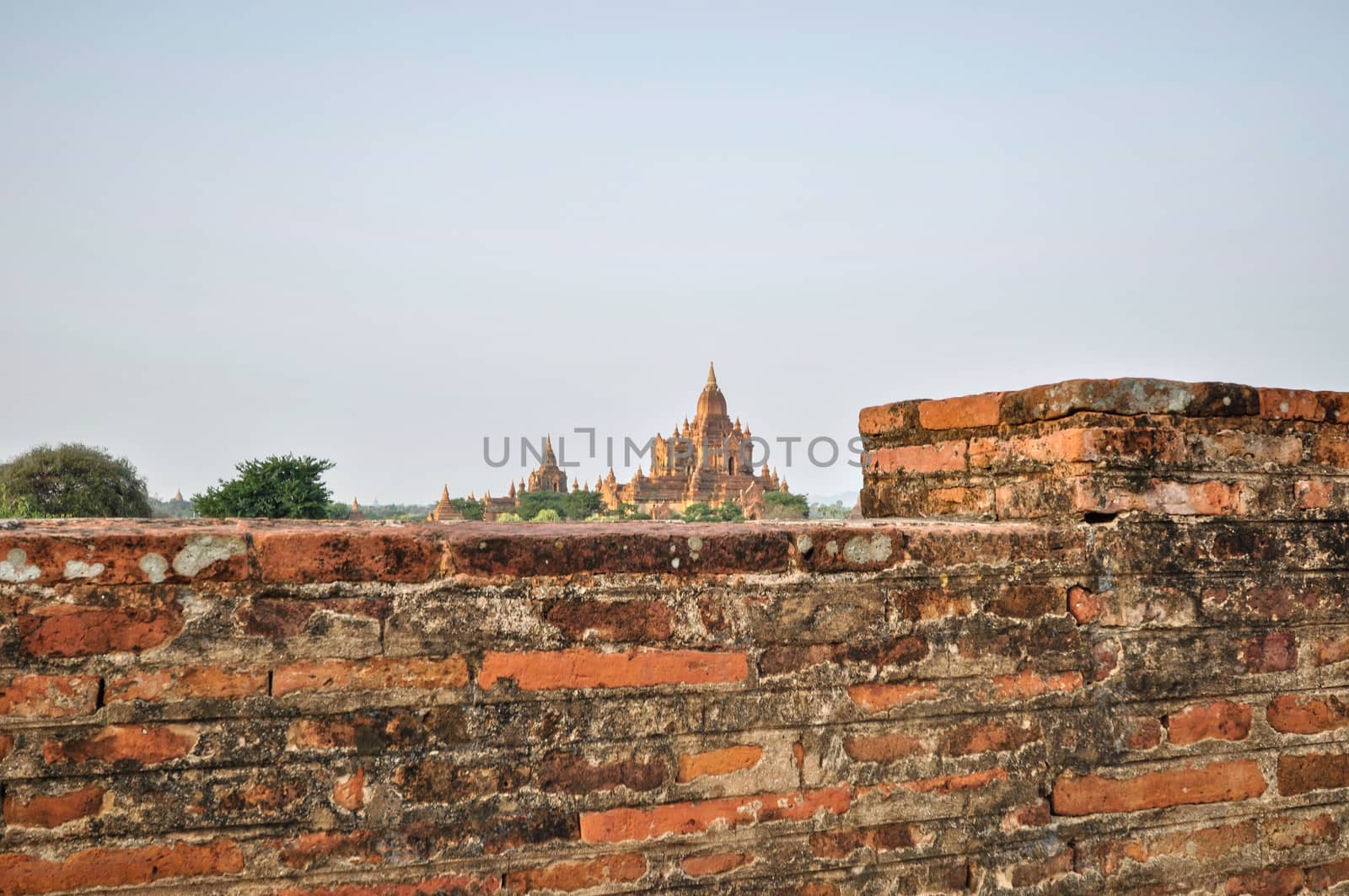 ancient temple in Bagan after sunset , Myanmar by weltreisendertj