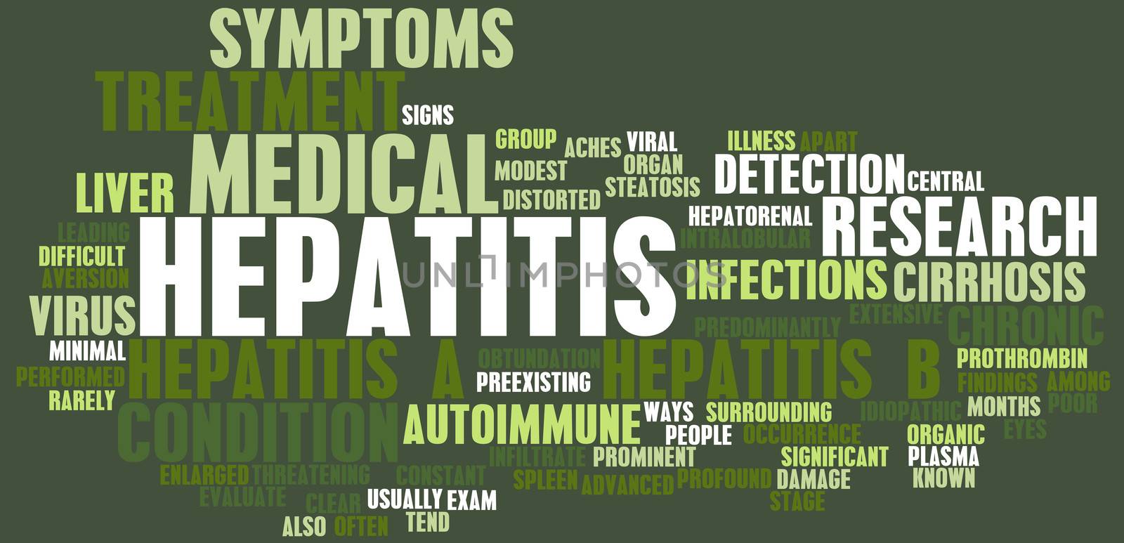 Hepatitis Medical Concept as an Infection Art