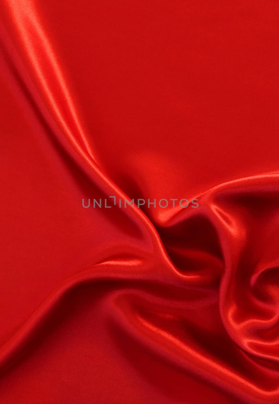Smooth red silk can use as background 