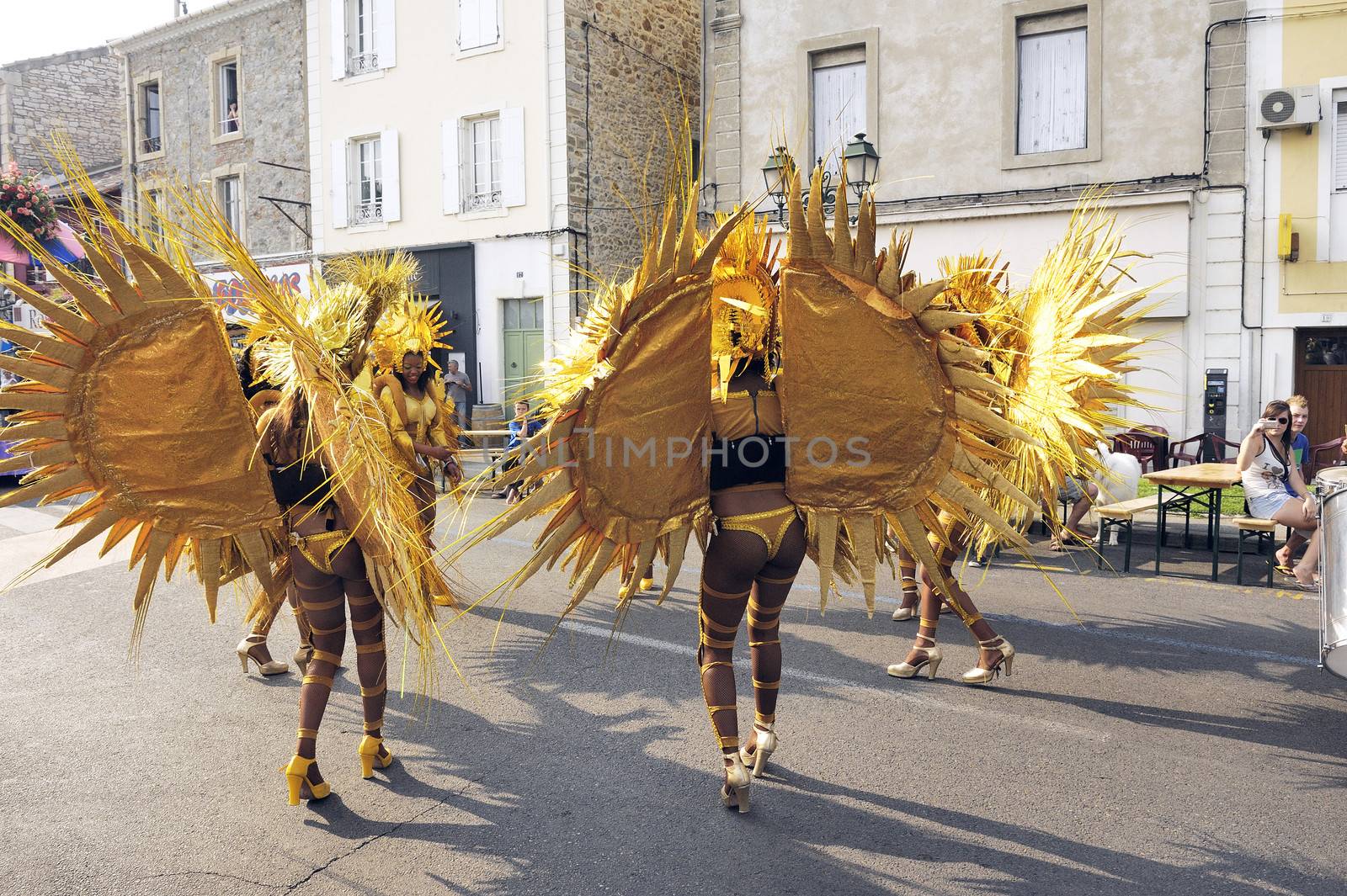 Carnival Ales on the occasion of the French National Day 14 July 2013, the parade