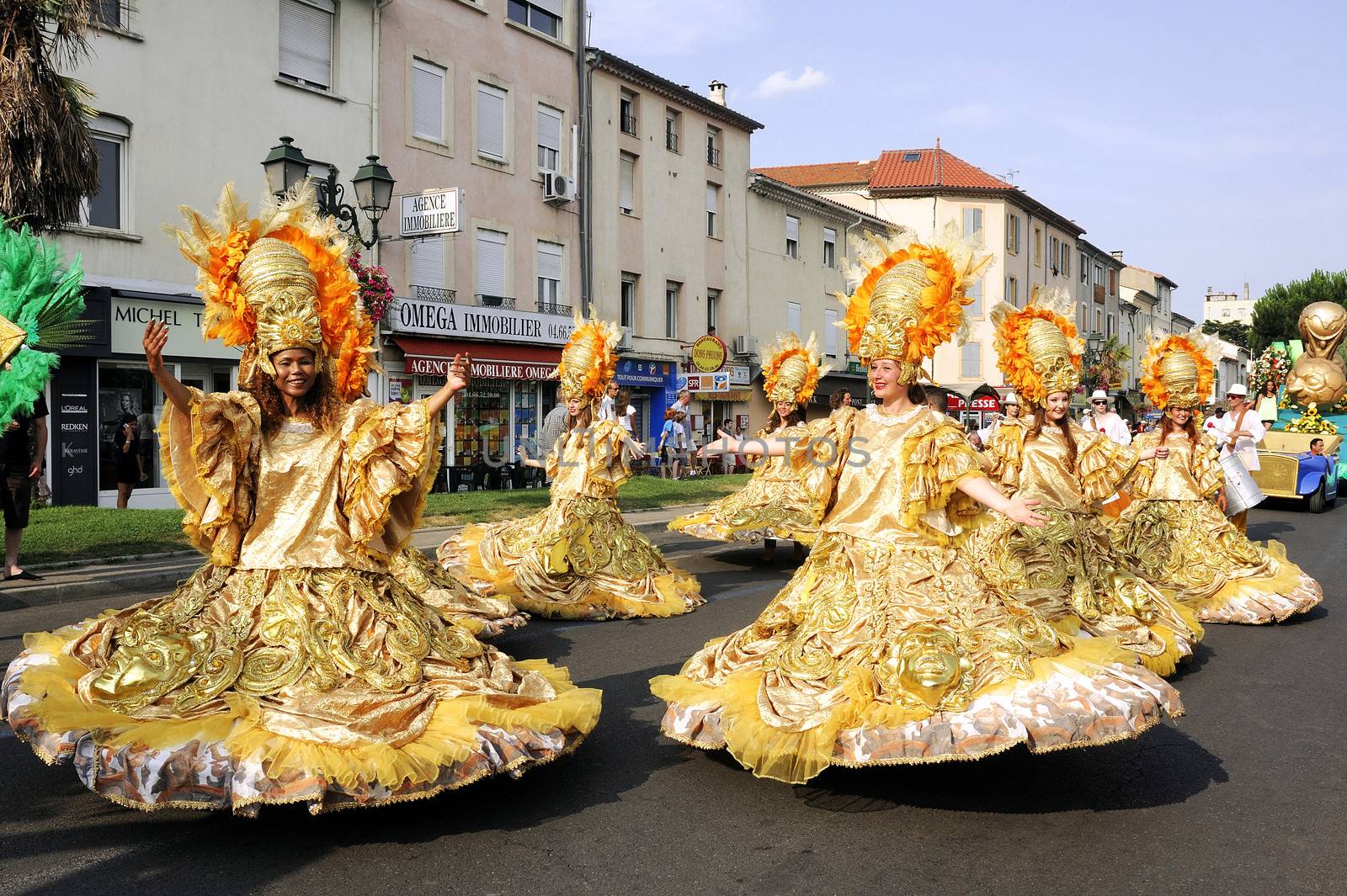 Carnival Ales on the occasion of the French National Day 14 July 2013, the parade