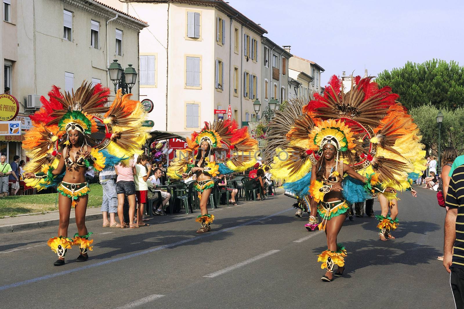 Carnival Ales on the occasion of the French National Day 14 July 2013, the parade