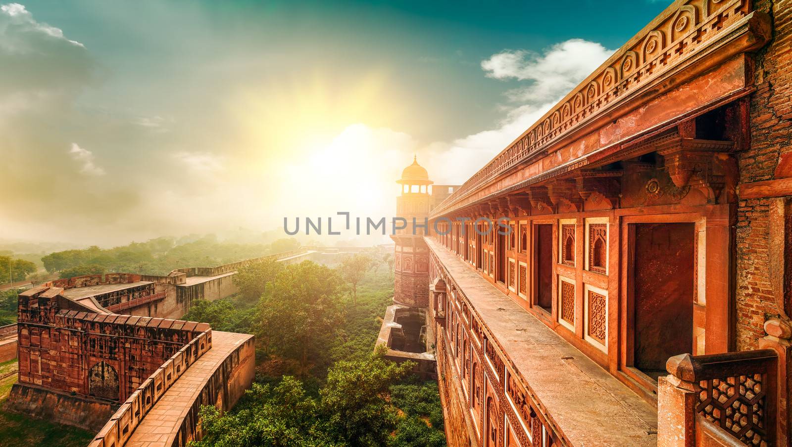 Agra Fort. Agra, Uttar Pradesh, India, Asia. by vladimir_sklyarov