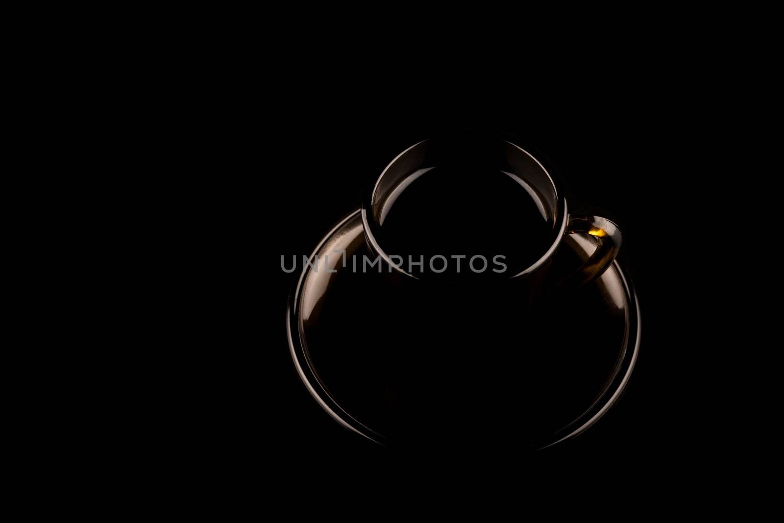 Coffee cup with dark background