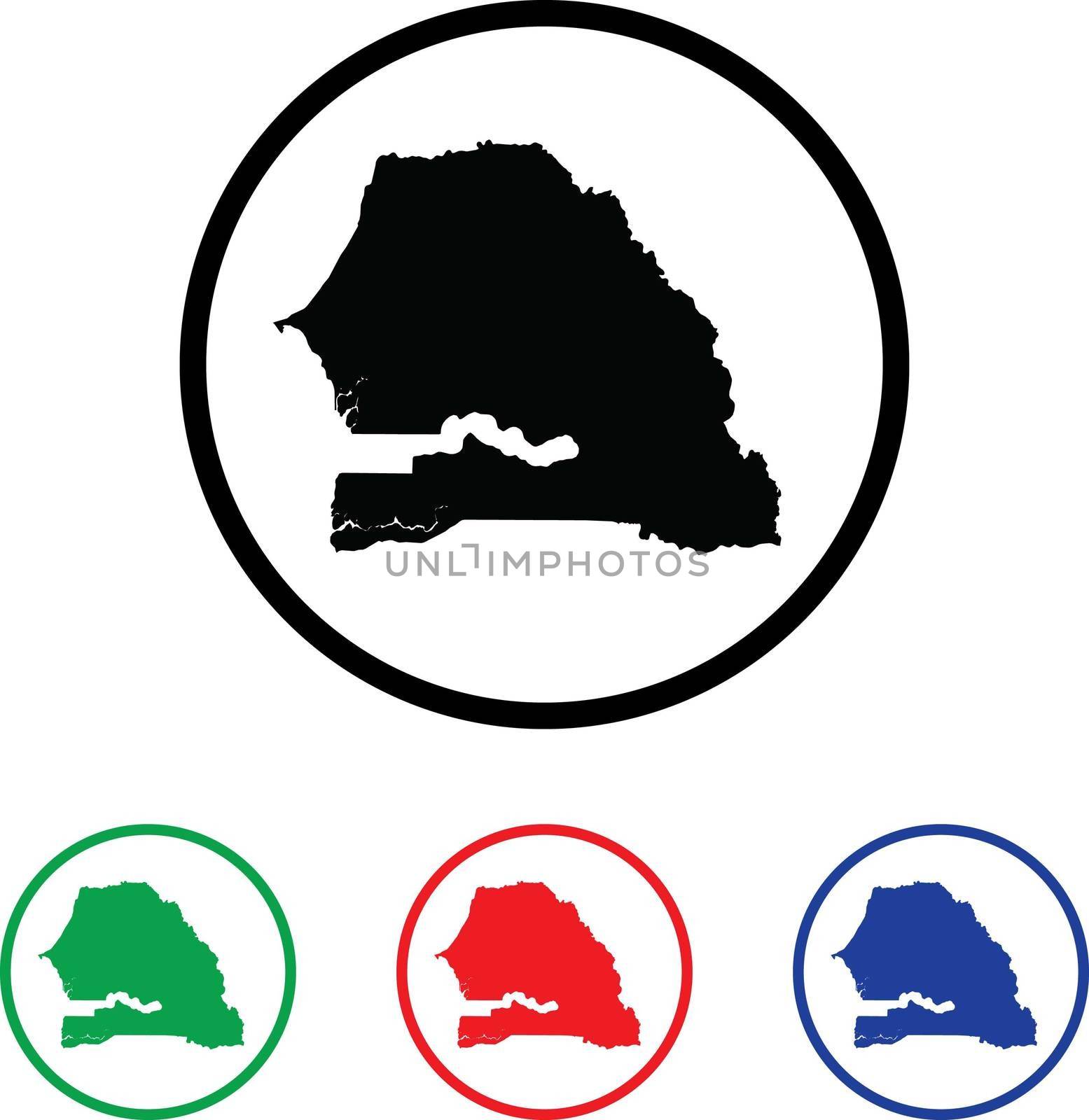 Icon Illustration with Four Color Variations by DragonEyeMedia