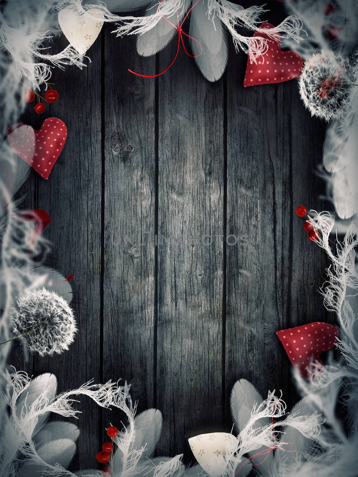 Valentines design - Love wreath by mythja
