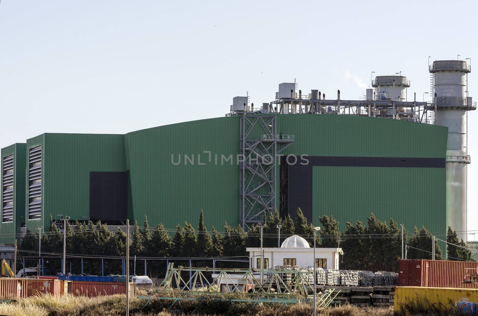 Gas fired power station in Simeri Crichi, Catanzaro, Italy
