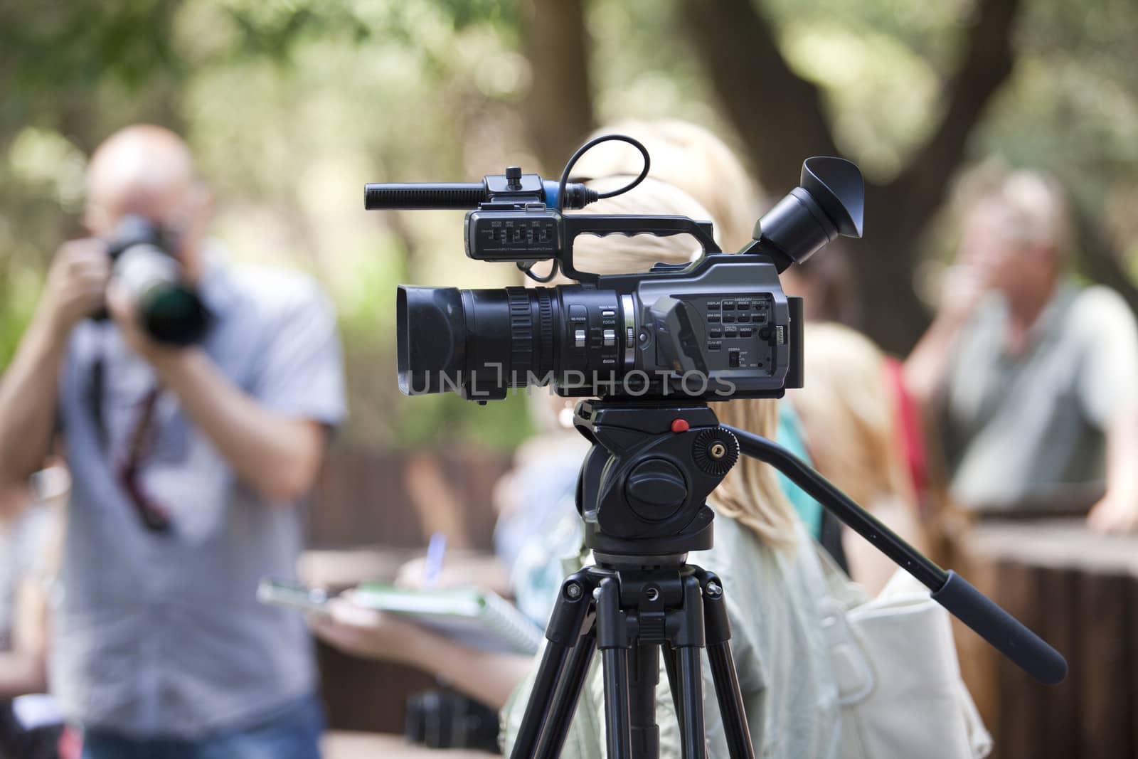 Covering an event with a video camera