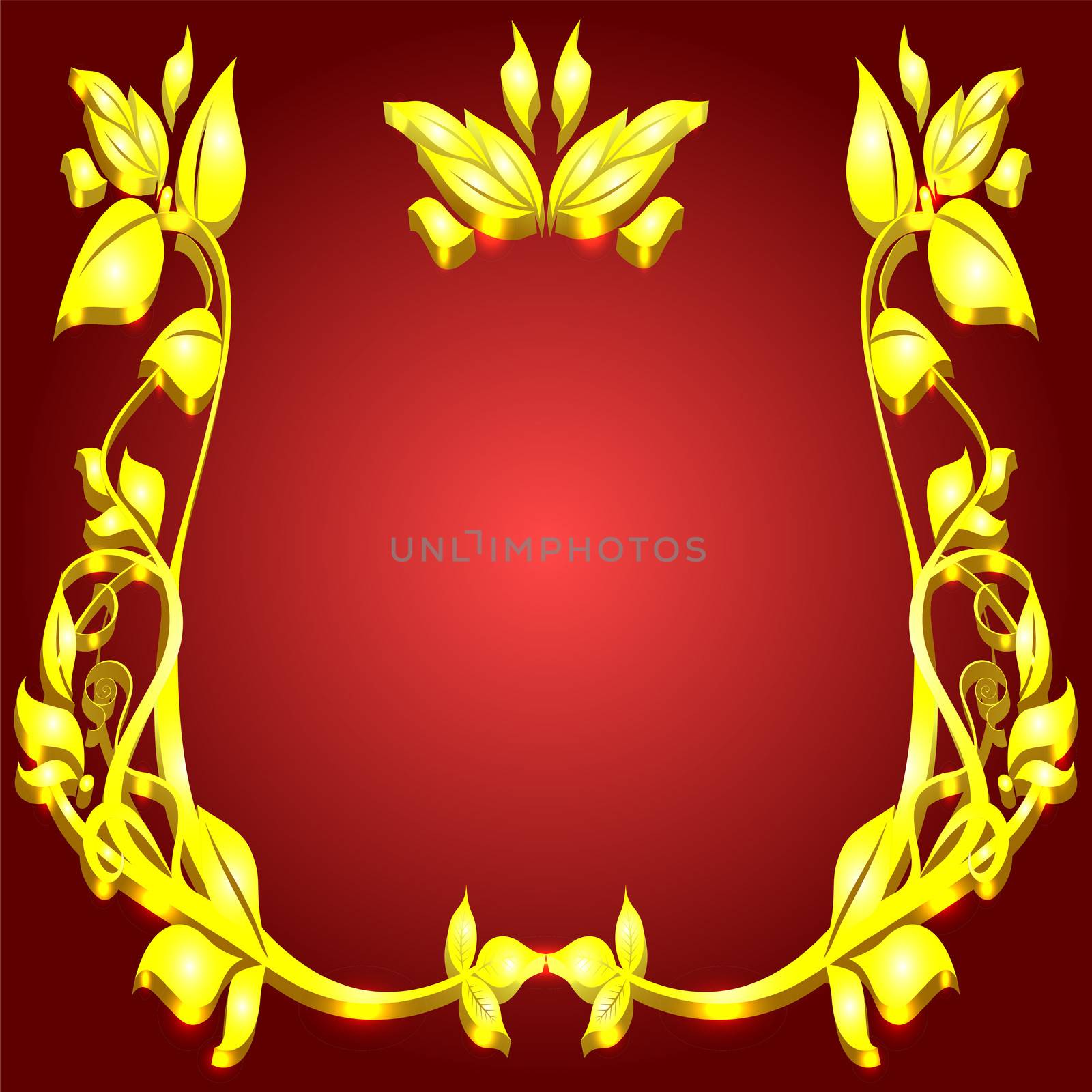 monogram gold by natalinka7626