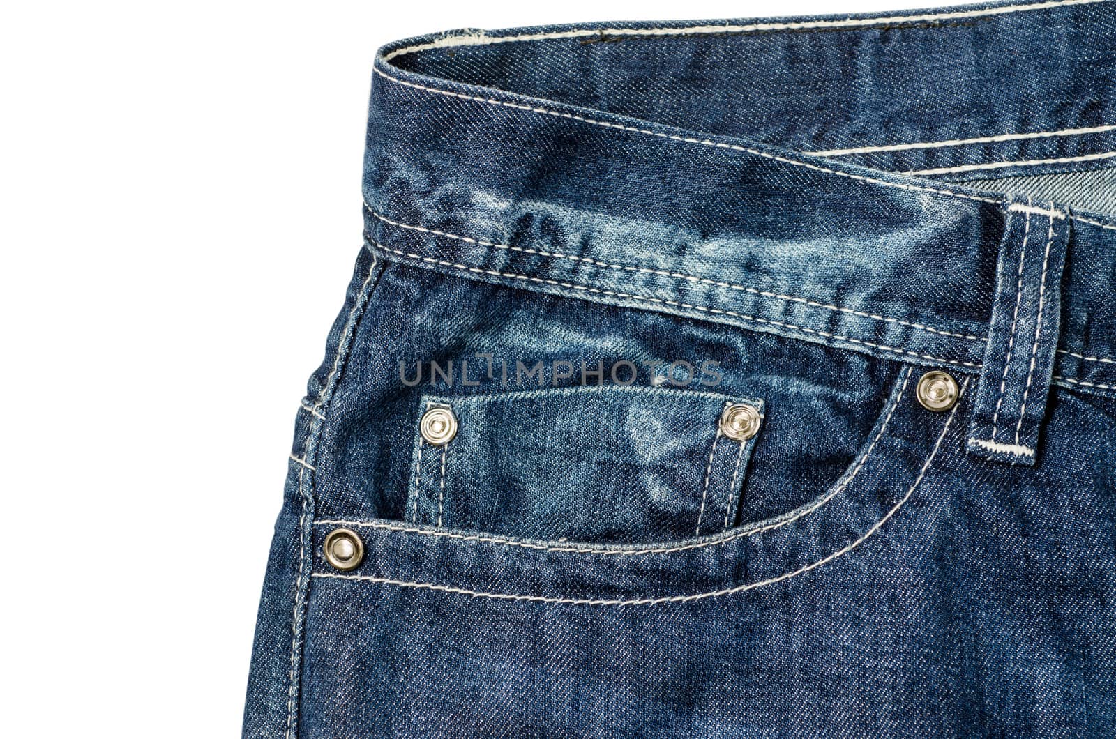 Denim Pocket Closeup by 9george