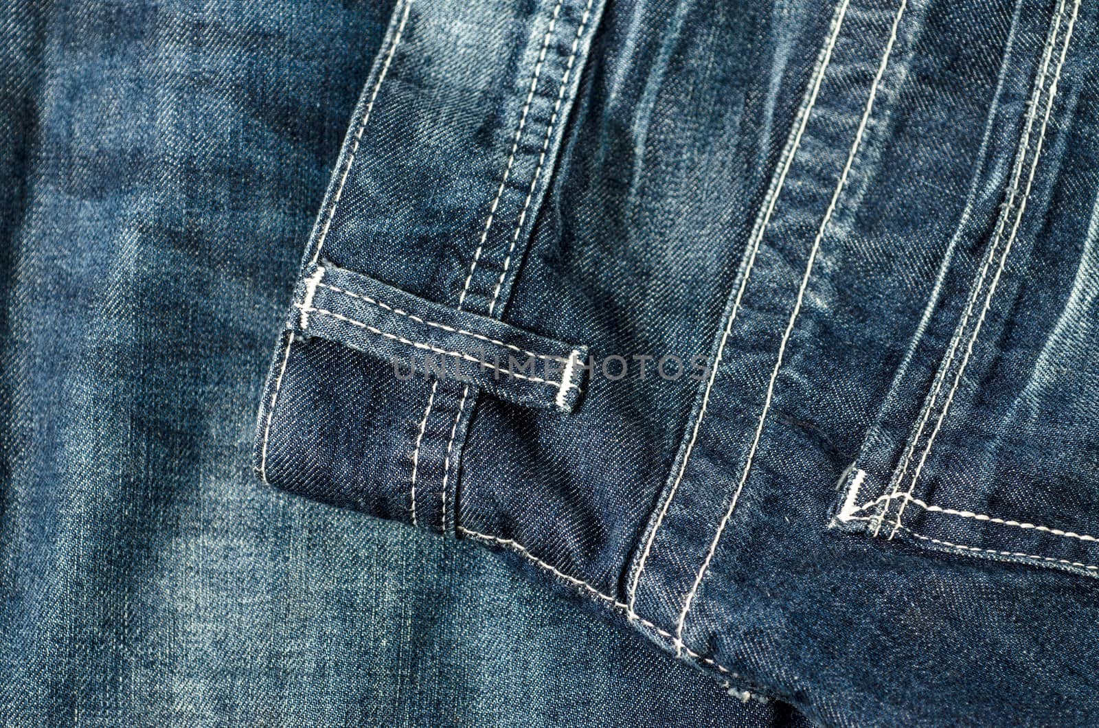 Denim Pocket Closeup ; texture background of jeans and pockets