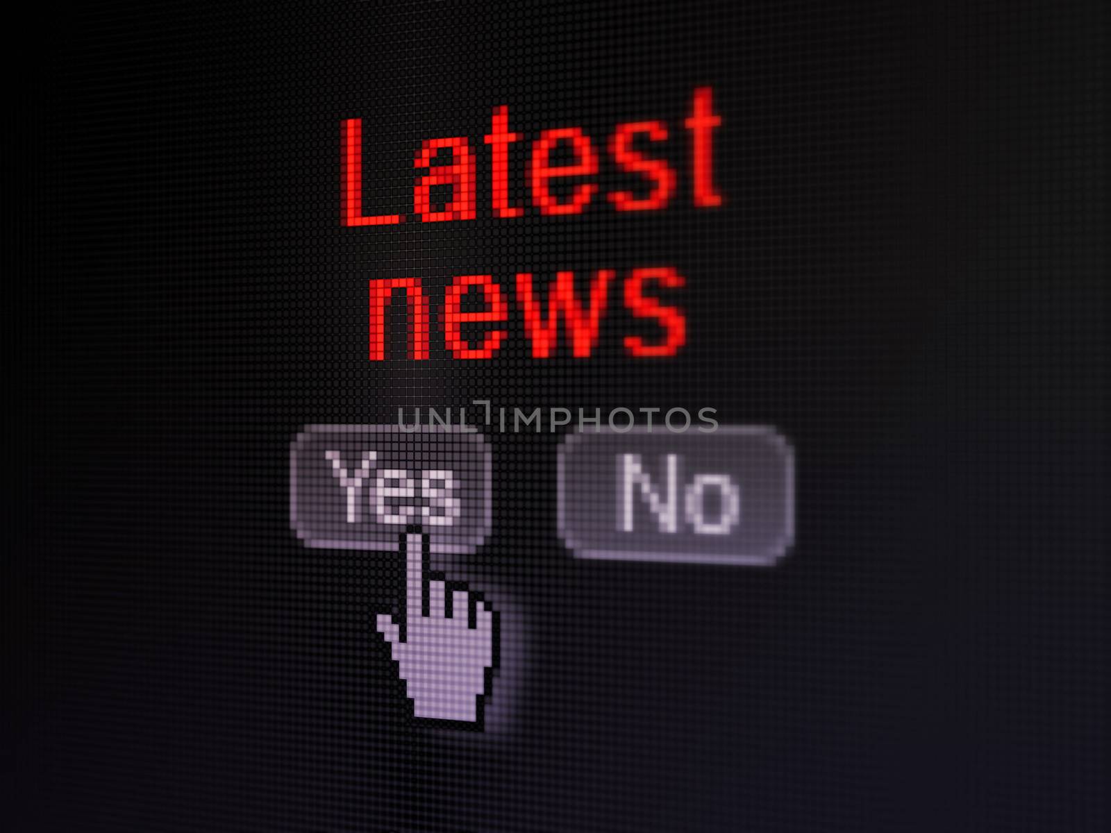 News concept: Latest News on digital computer screen by maxkabakov