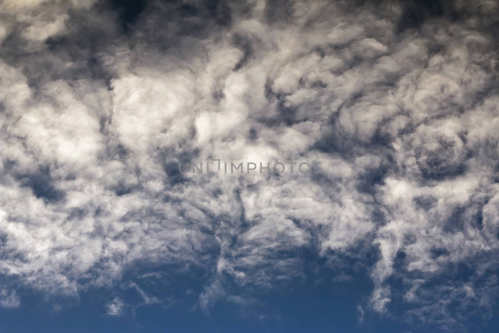 Image of the sky - bizarre clouds on the sky