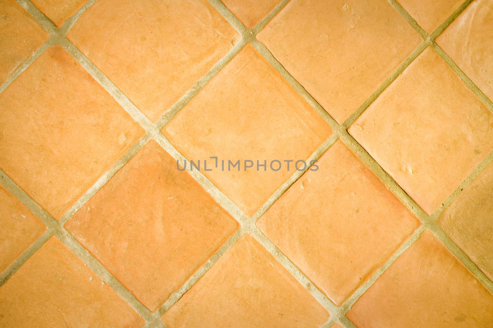 red stone clay quarry tiled floor detail