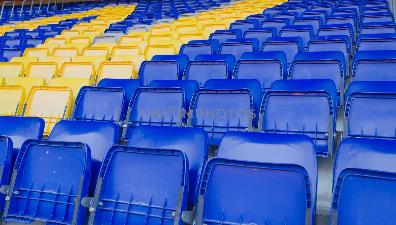 seats  football is made ​​of plastic.