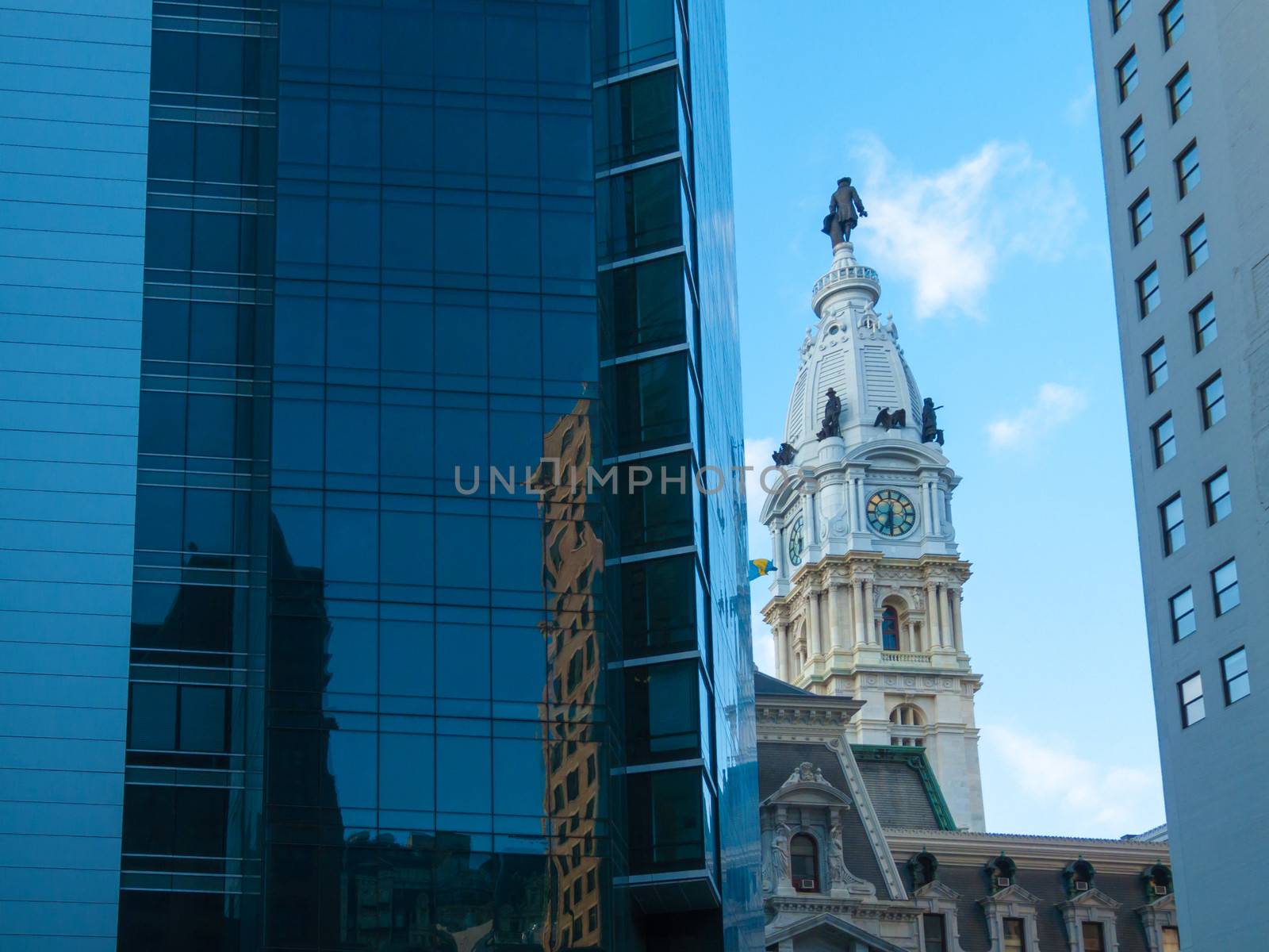view of the New city hall in Philadelphia