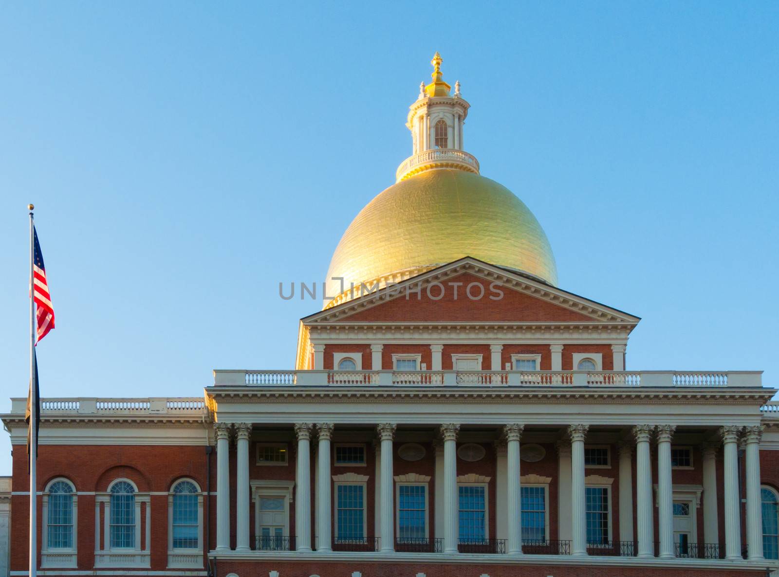 view of the State House in Boston