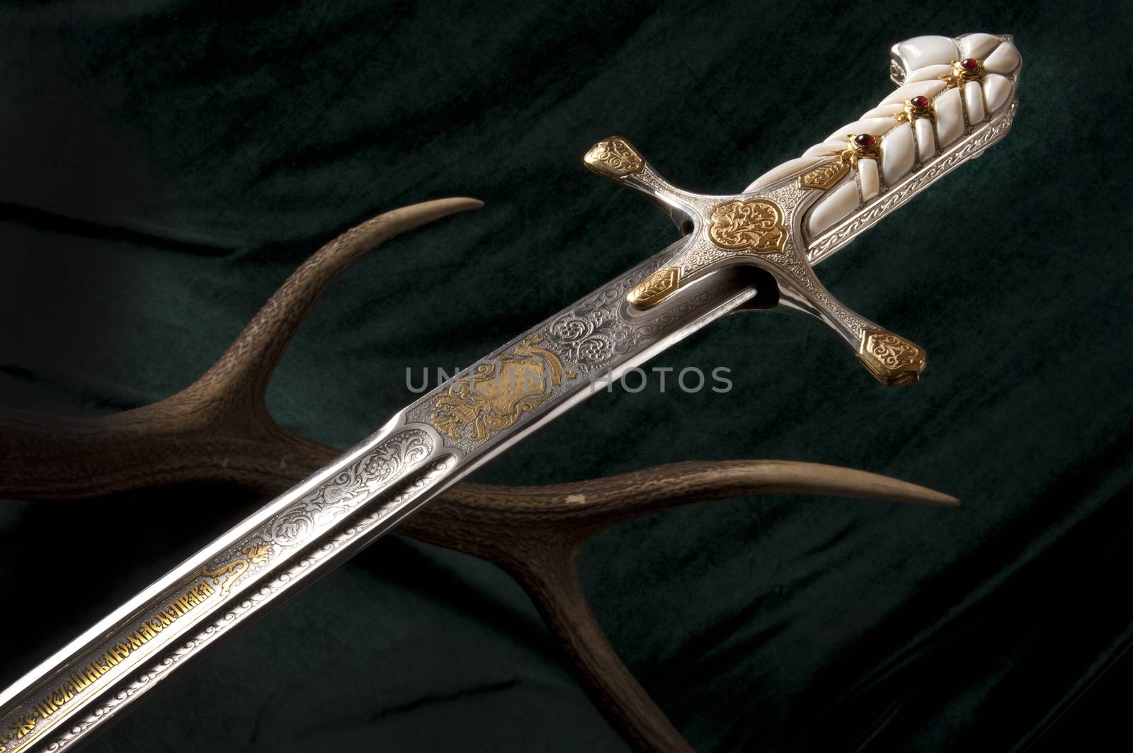 Ancient sabre. A smart variant of the fighting weapon