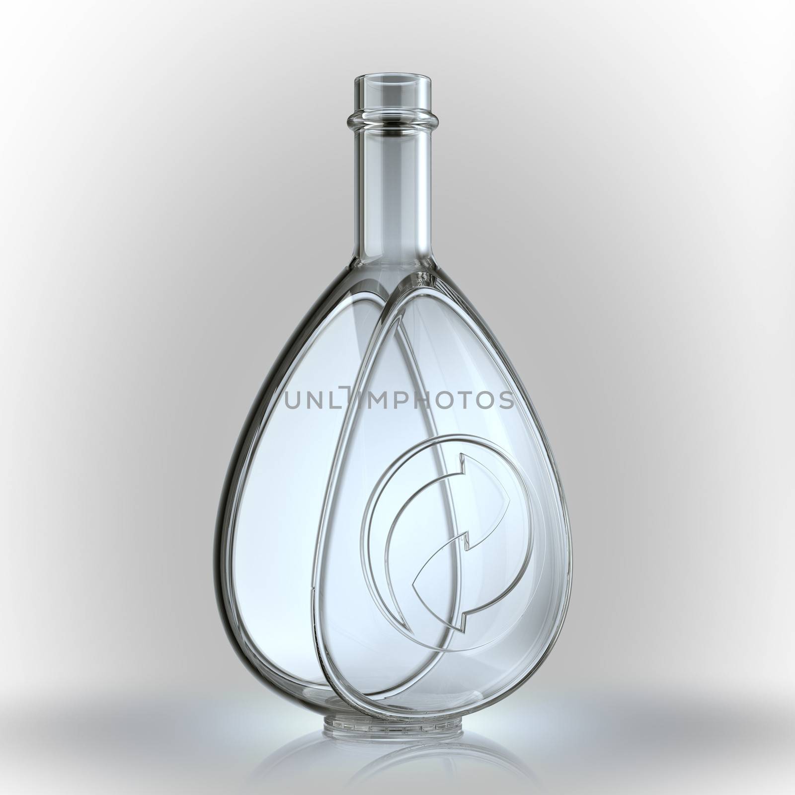 Recycled glass bottle manufacture concept by Arsgera