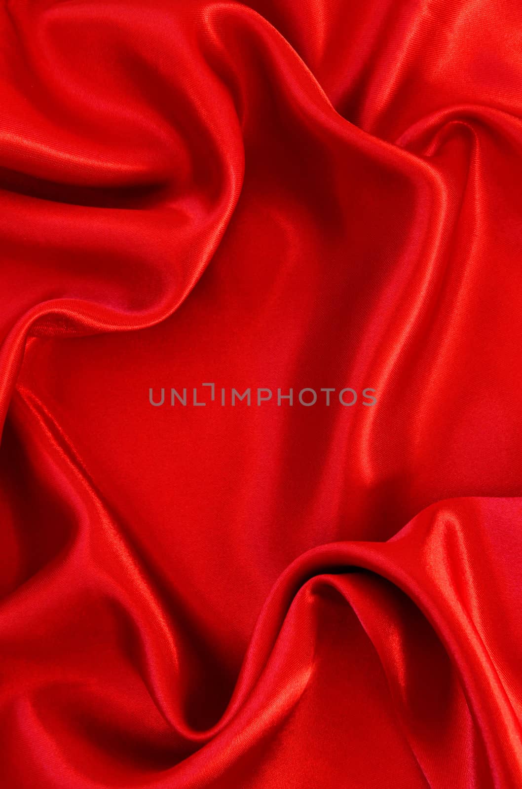 Smooth red silk can use as background 