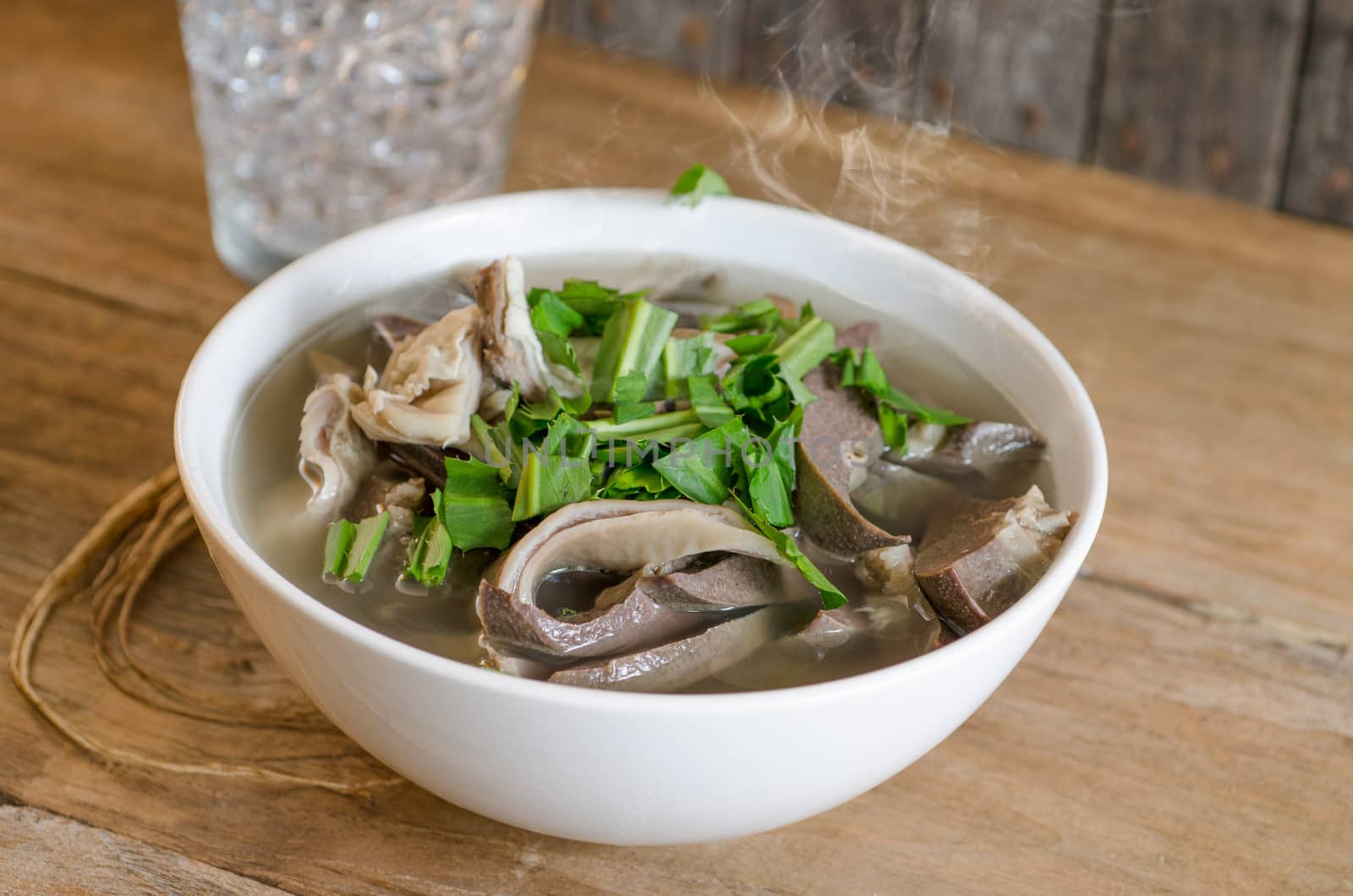  asia food : pork rib soup with herbs  by 9george