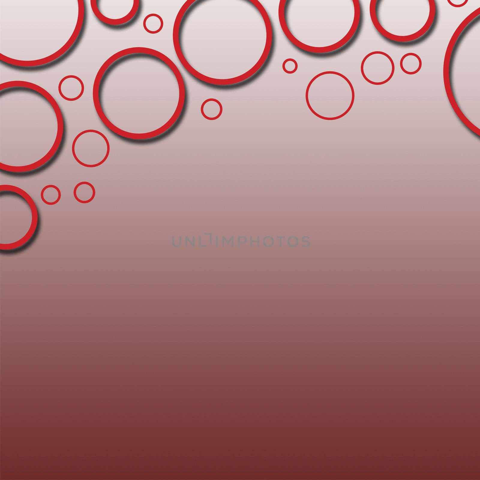 red circle three dee abstract background  by ammza12