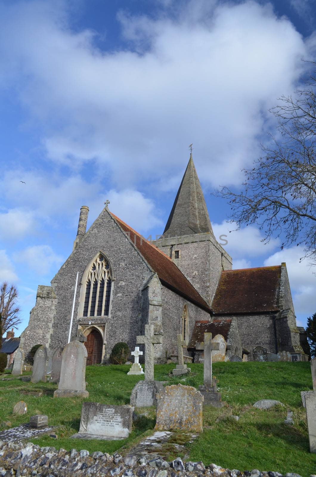 St Andrew's church at Alfriston in East Sussex.