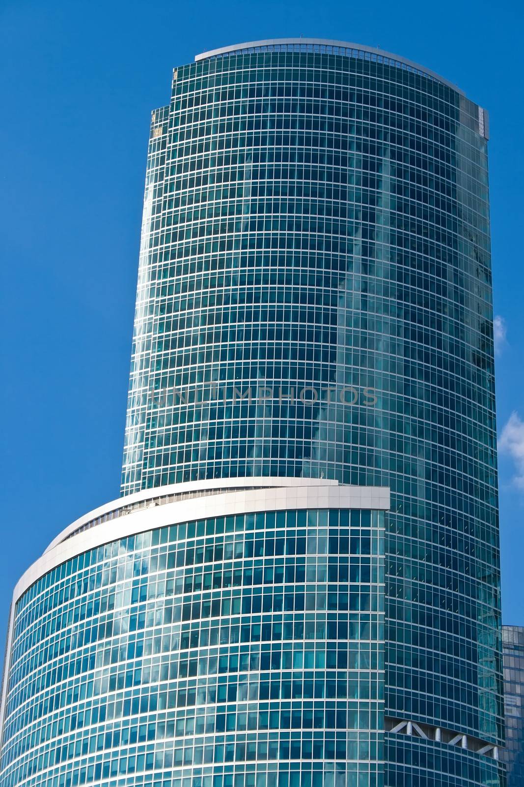 Modern scyscrapers of Moscow city business center