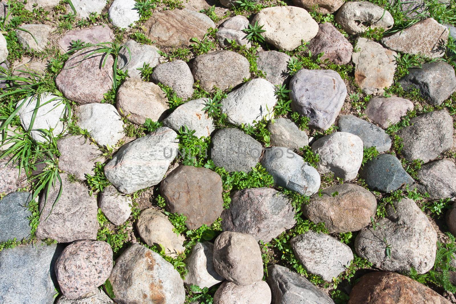 Beautiful photo of old natural stone pavement background