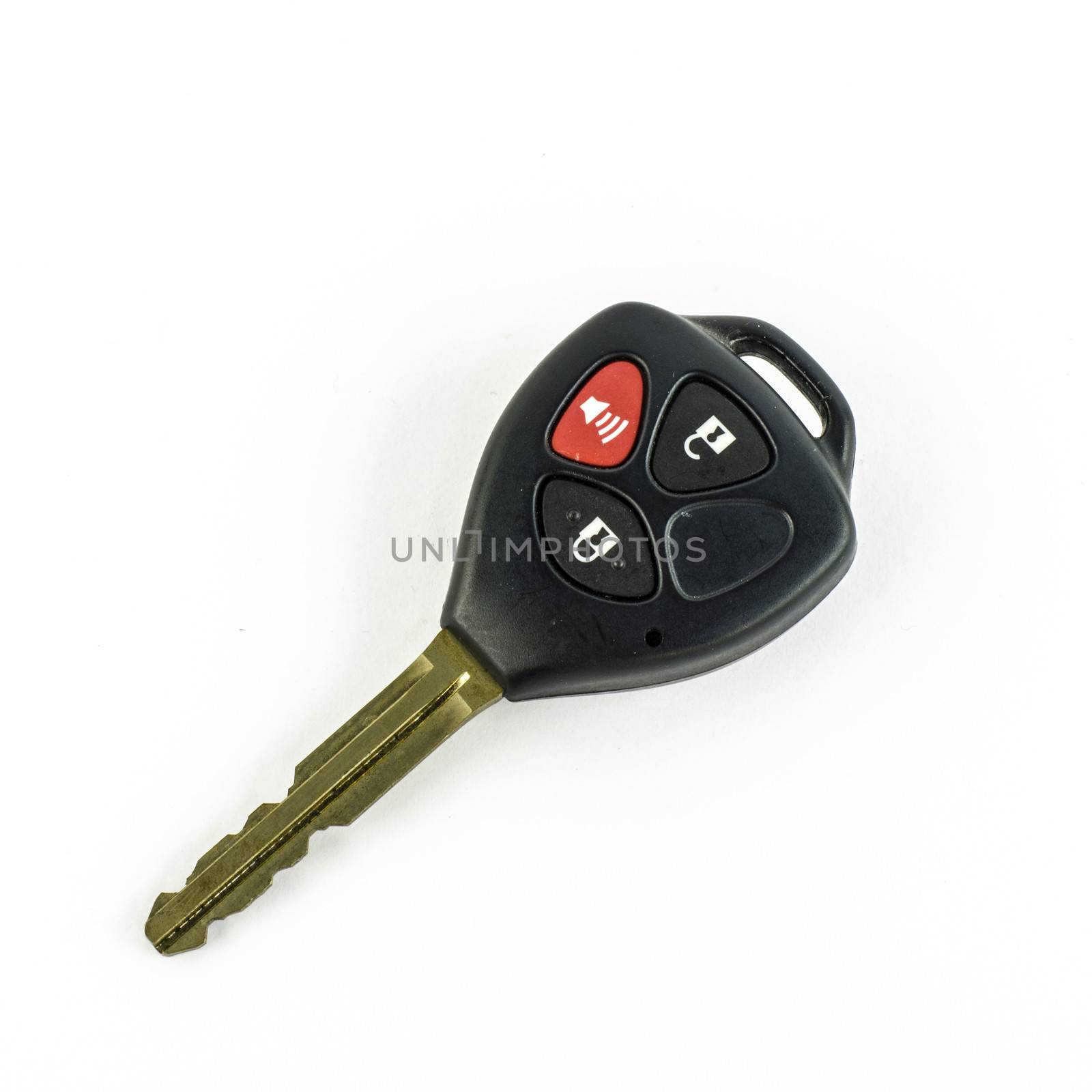 remote car key isolated on white background