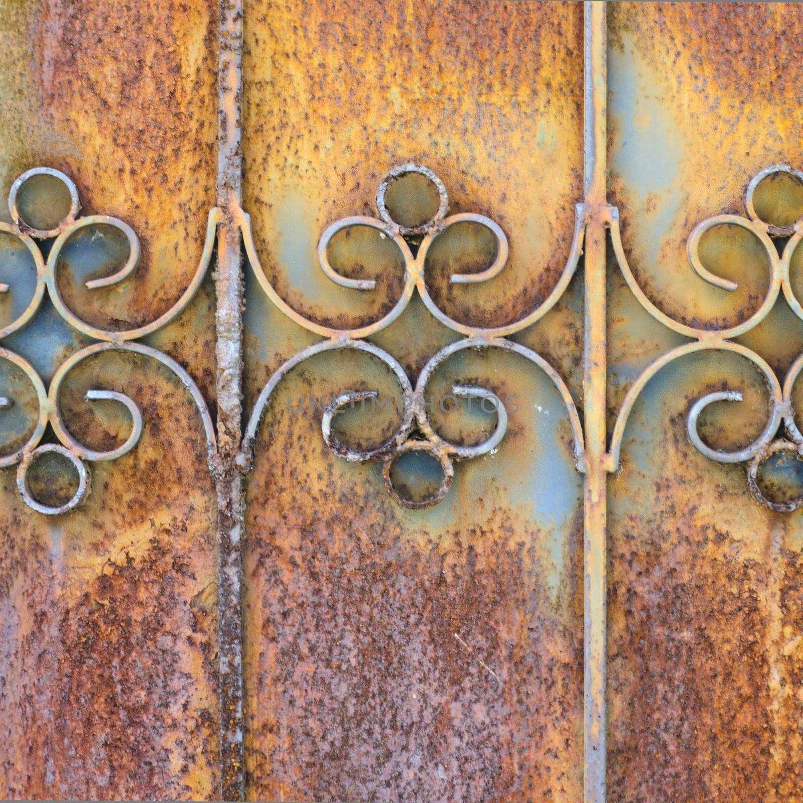 old rusty door texture background