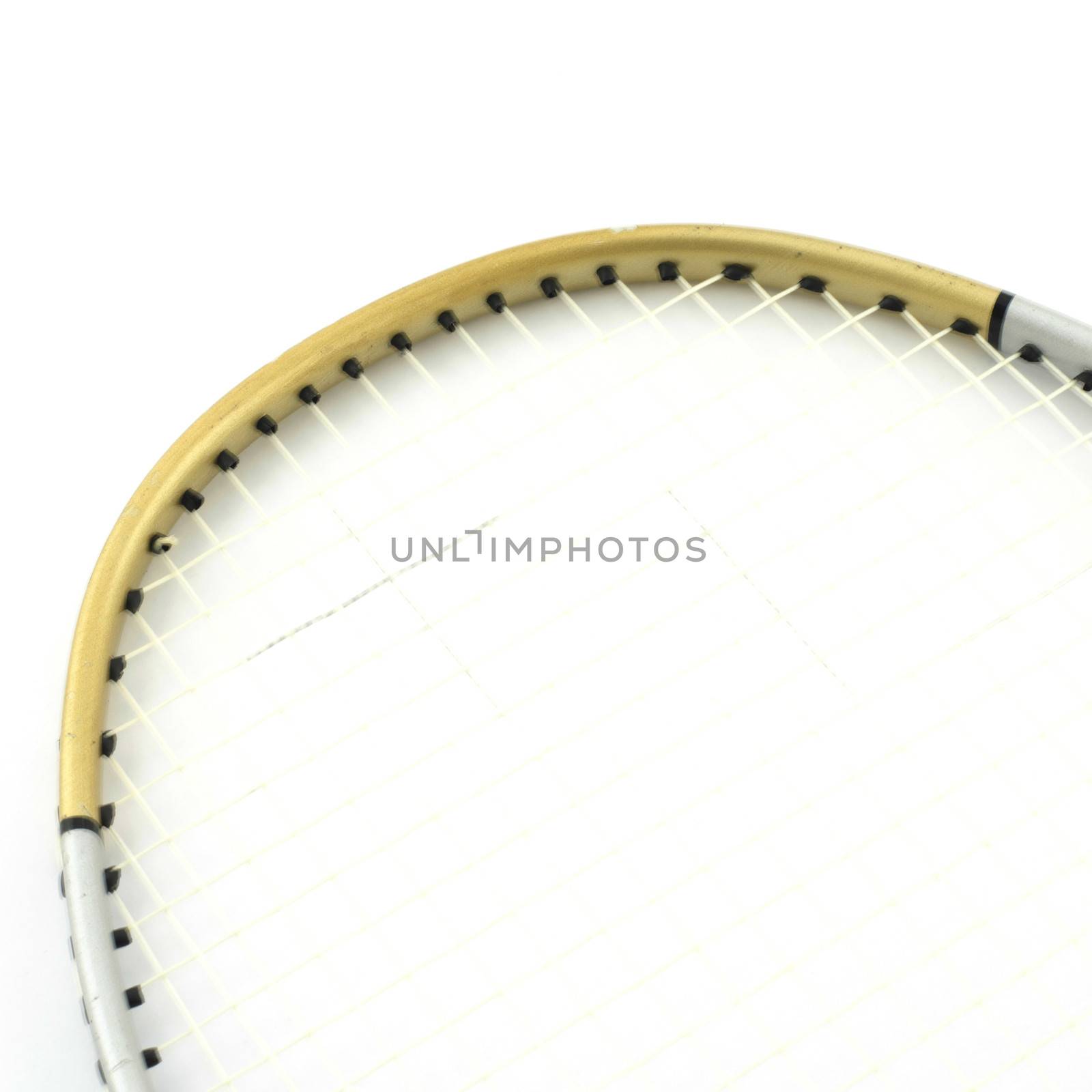 badminton isolated on white background