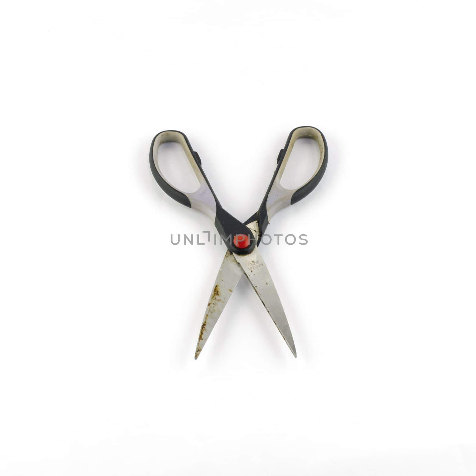 Scissors isolated on white by ammza12