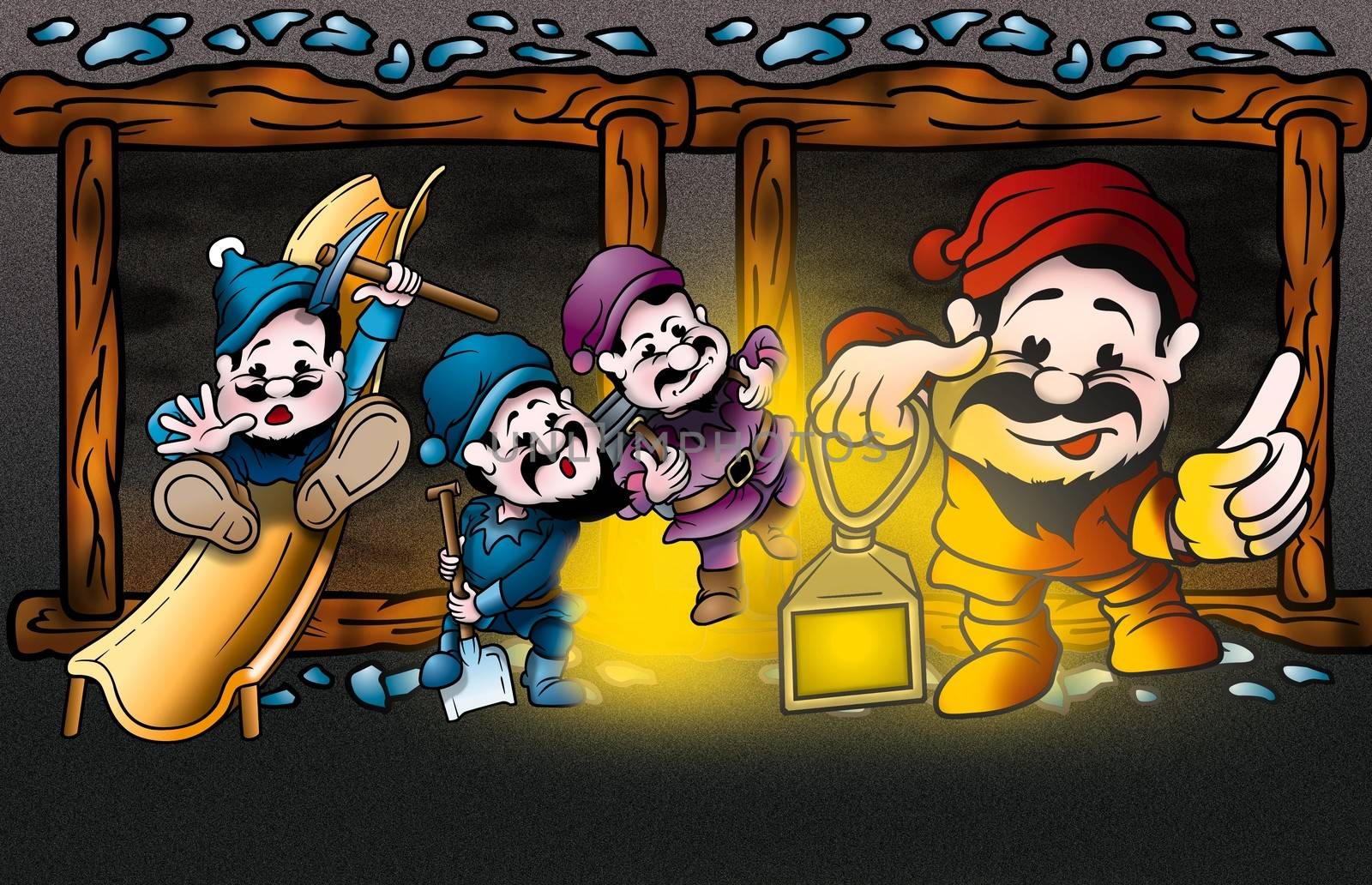 Dwarfs by illustratorCZ