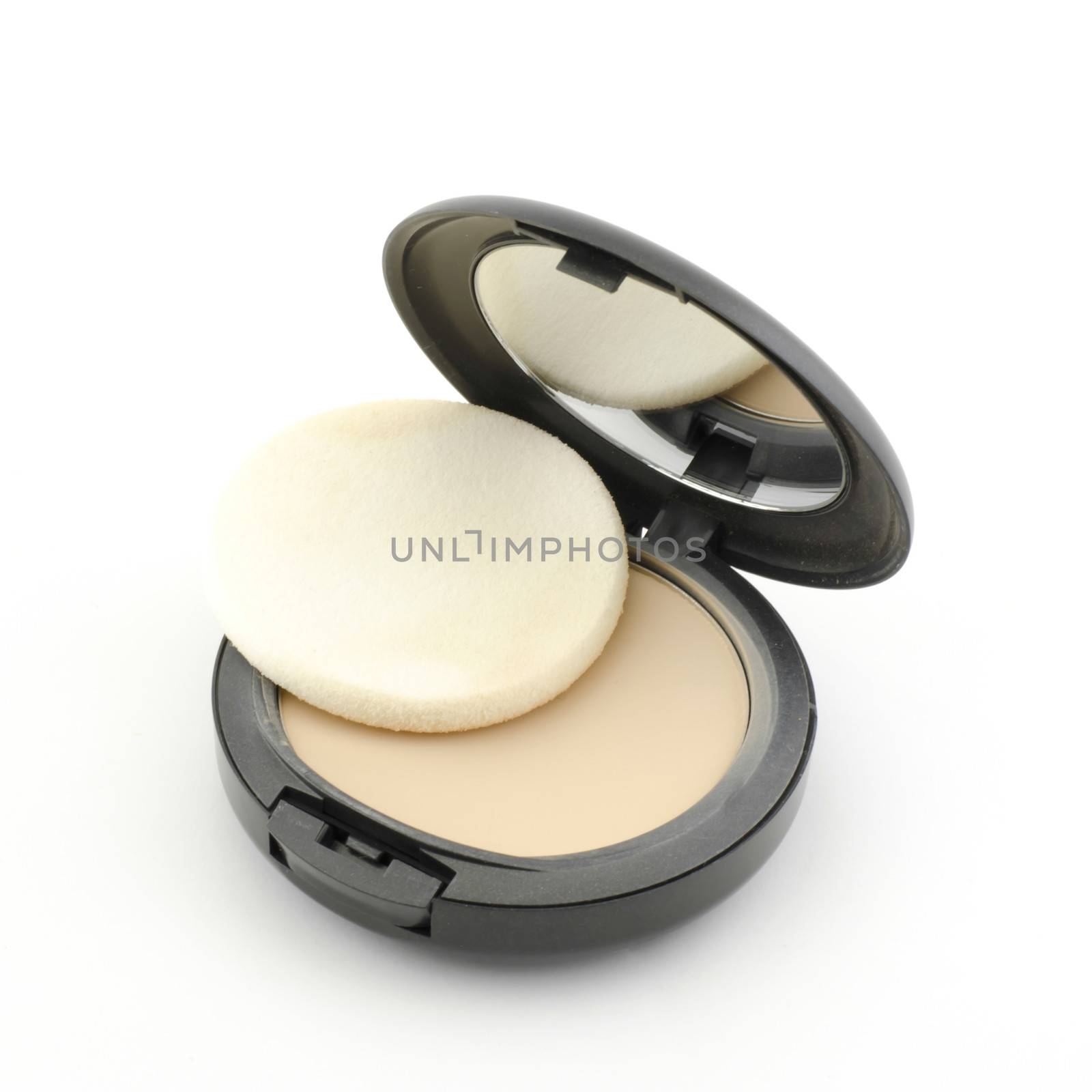 make up powder isolated on white by ammza12